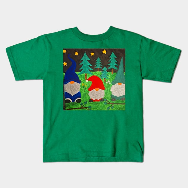 Gnomes Kids T-Shirt by Oregon333